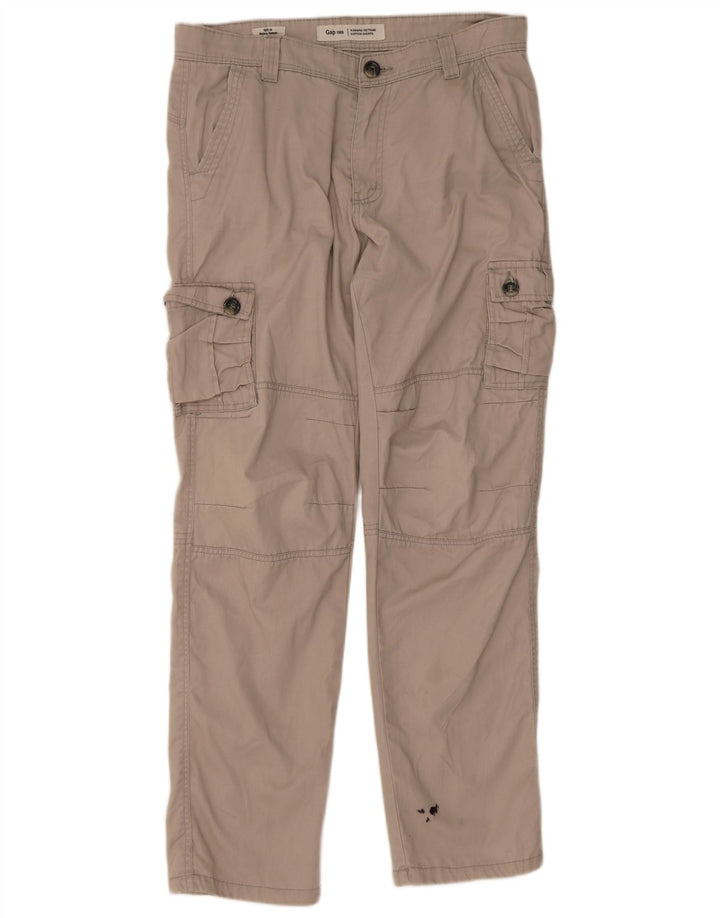 Ανδρικό παντελόνι Gap Straight Cargo W34 L31 Beige