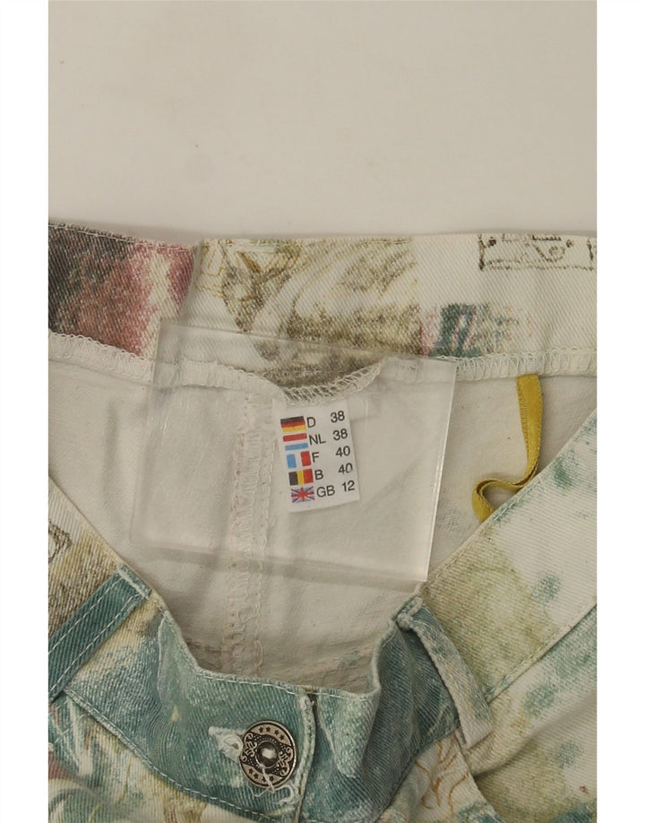 Vintage γυναικείο casual σορτς UK 12 Medium W26 Πολύχρωμο Floral