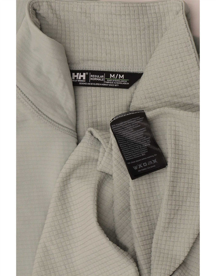 Ανδρική φόρμα πουλόβερ με φερμουάρ Helly Hansen Top μεσαίο πράσινο χρώμα