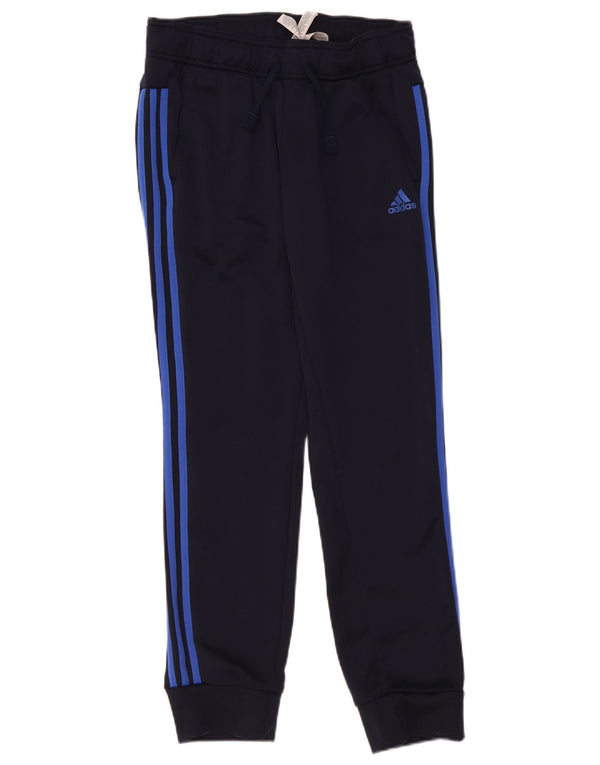 Adidas γυναικεία φόρμα παντελόνια Joggers UK 12/14 Medium Navy Blue