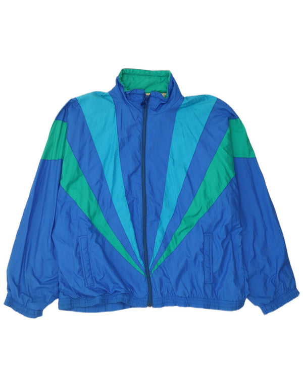 Ανδρική φόρμα Vintage Top Jacket UK 44 XL Blue Colourblock