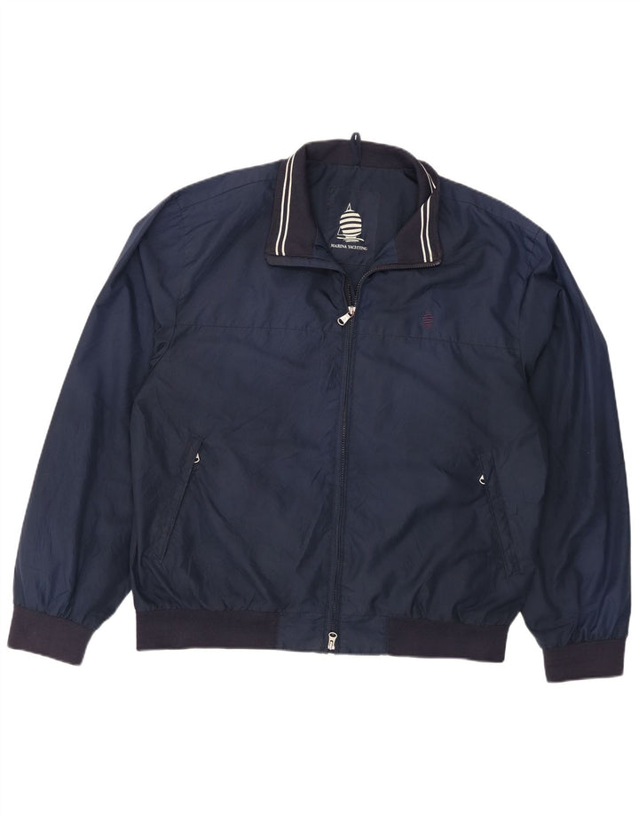 Marina Yachting Ανδρικό Bomber Jacket IT 56 3XL Navy Blue Polyester