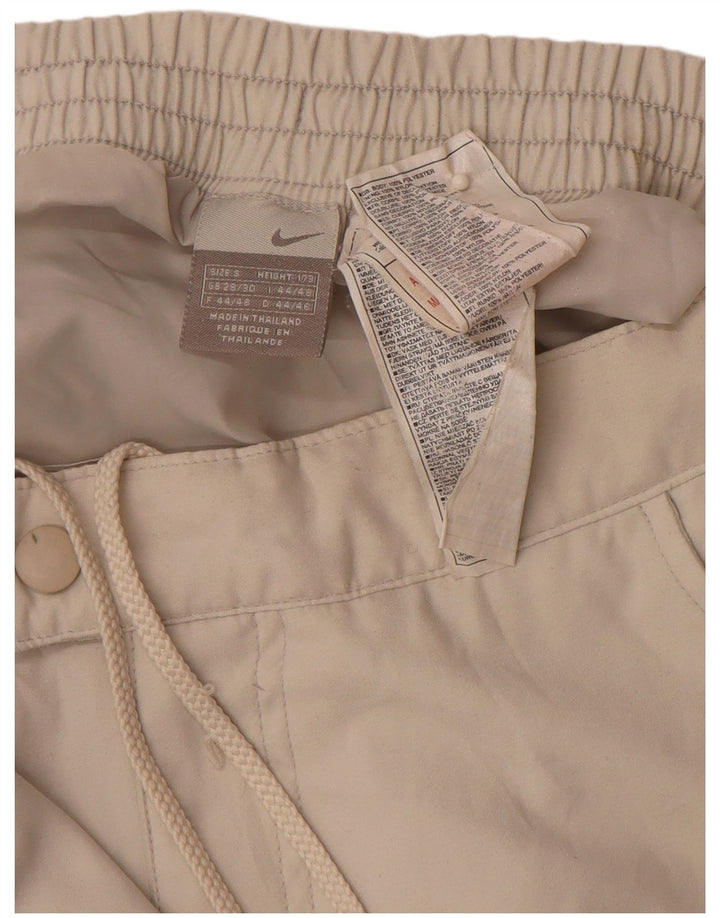 Ανδρικό ίσιο παντελόνι αντιανεμικό NIKE Small W29 L30 Beige Colourblock