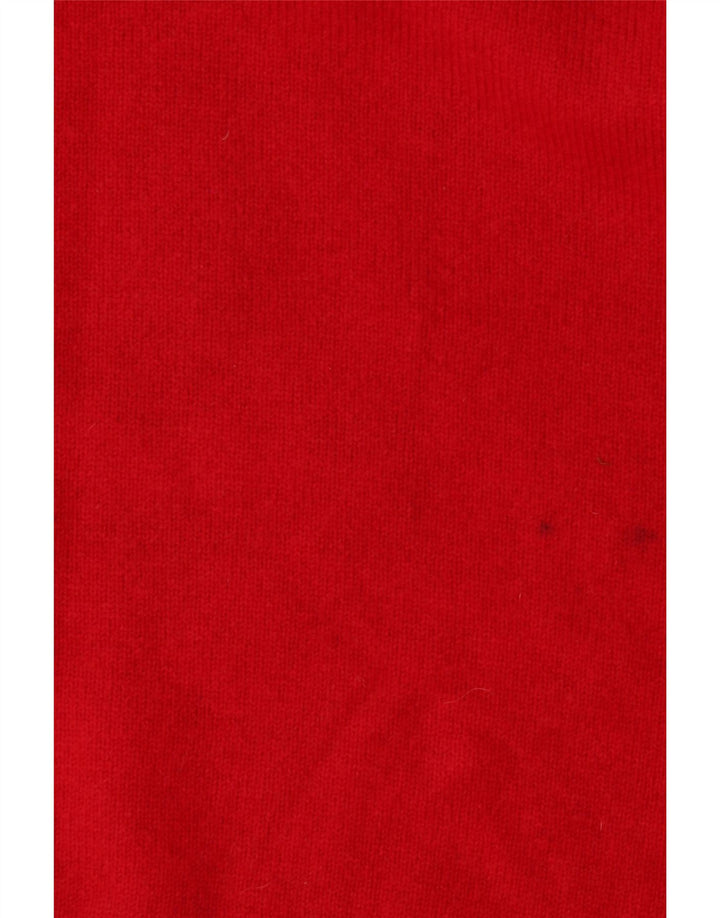 Ανδρικό πουλόβερ γραφικών Pringle με λαιμόκοψη XL Red New Wool