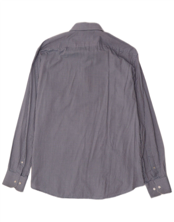 Ανδρικό πουκάμισο HUGO BOSS Regular Fit Size 42 16 1/2 Large Blue Gingham