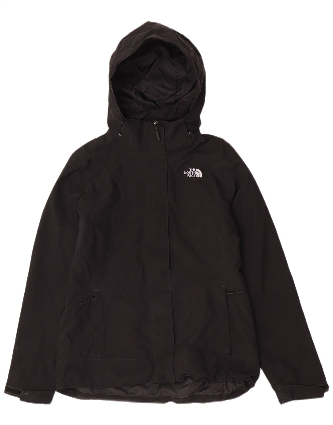 The North Face γυναικείο μπουφάν με κουκούλα αντιανεμικό UK 14 Medium Black