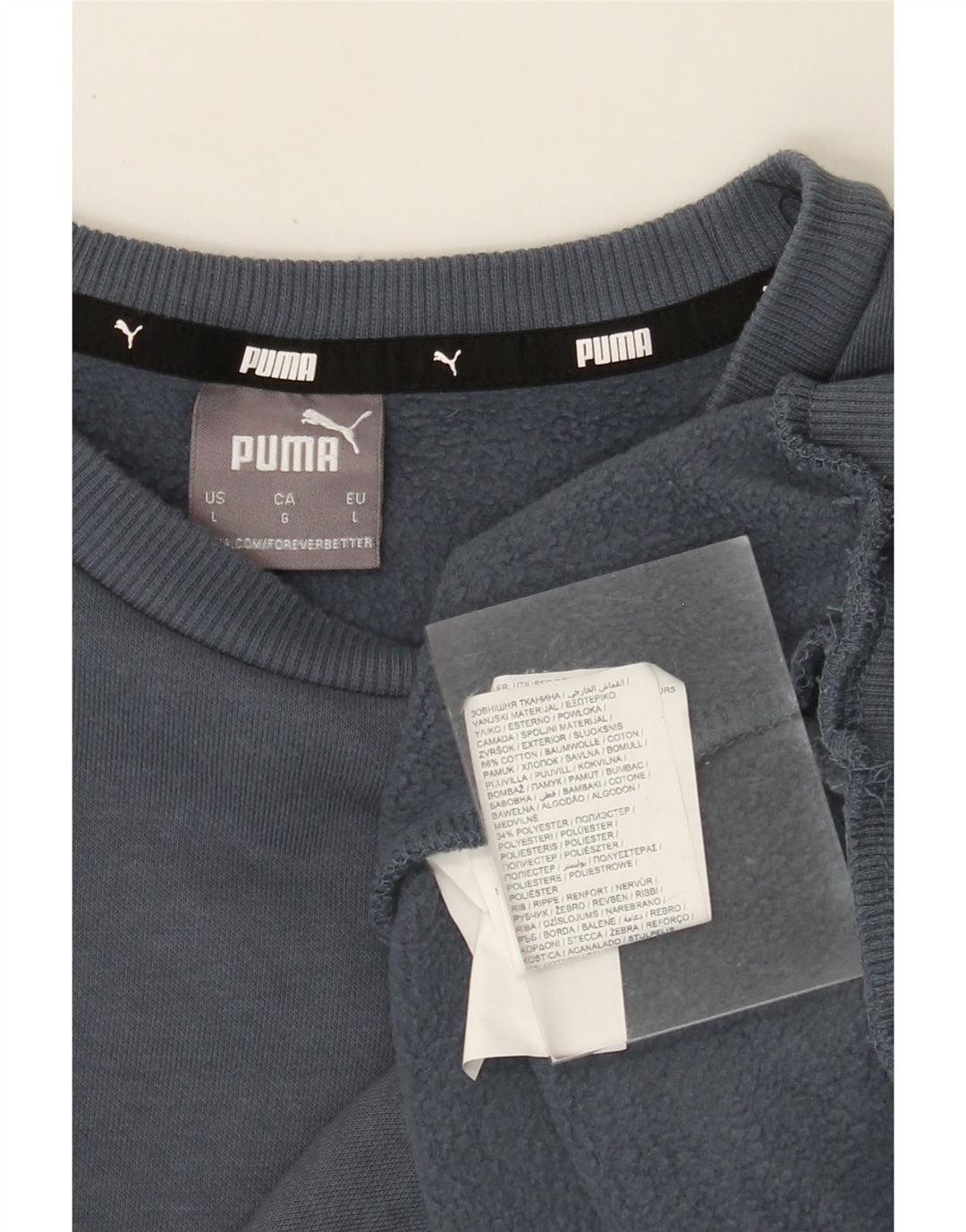 Ανδρικό φούτερ PUMA Jumper Large Navy Blue από βαμβάκι