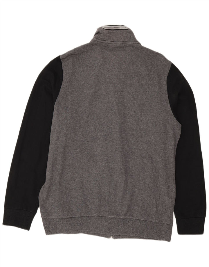 LOTTO Mens Tracksuit Top Jacket 2XL Grey Colourblock