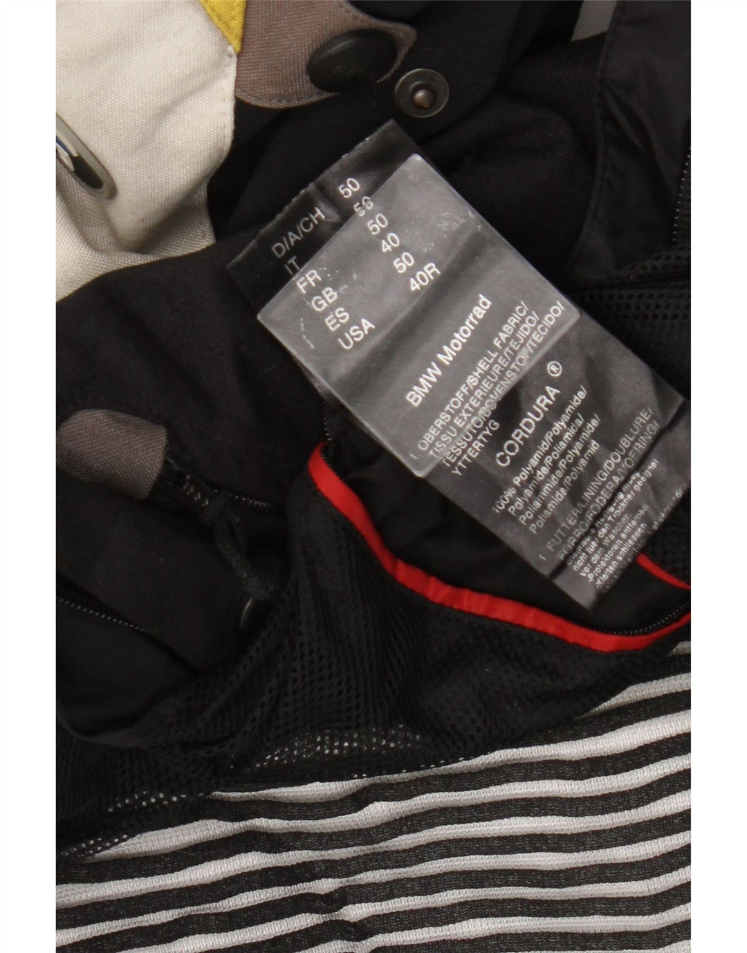 Ανδρικό μπουφάν BMW Motorrad Motorcycle Racer UK 40 Large Black Colourblock