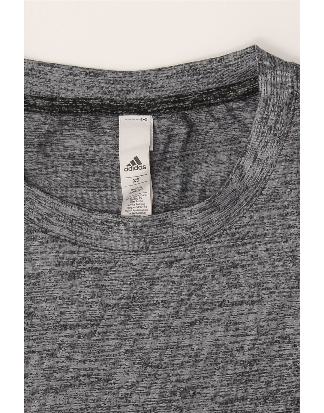 ADIDAS Womens Climalite Vest Top UK 6 XS Grey Flecked Polyester Vintage Adidas and Second-Hand Adidas from Messina Hembry 