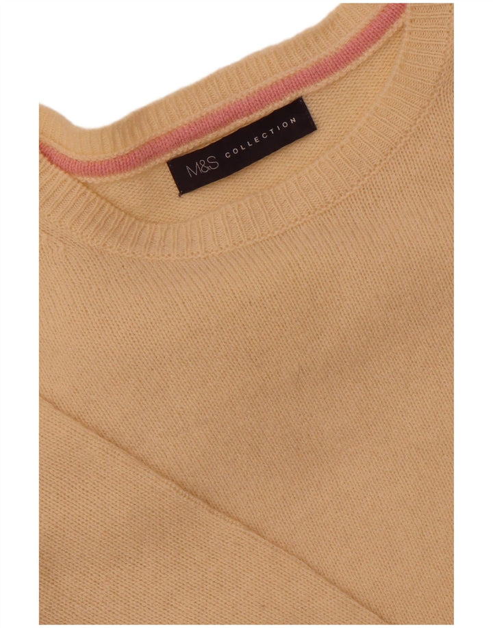 MARKS & SPENCER Γυναικείο πουλόβερ με λαιμόκαυστο UK 14 Medium Beige