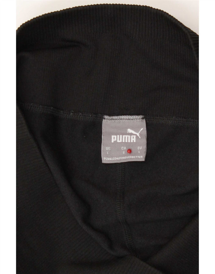 Γυναικεία γραφικά κολάν Puma UK 14 μεγάλα μαύρα ριγέ