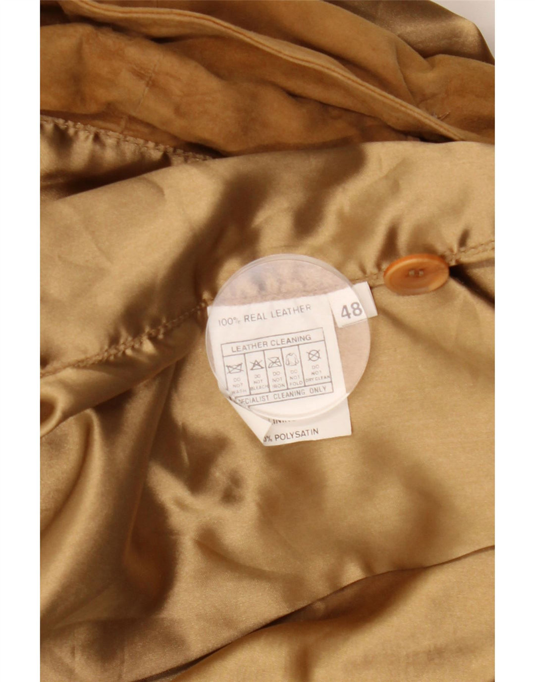 Vintage Ανδρικό Suede Bomber Jacket IT 48 Μεσαίο Καφέ Δερμάτινο