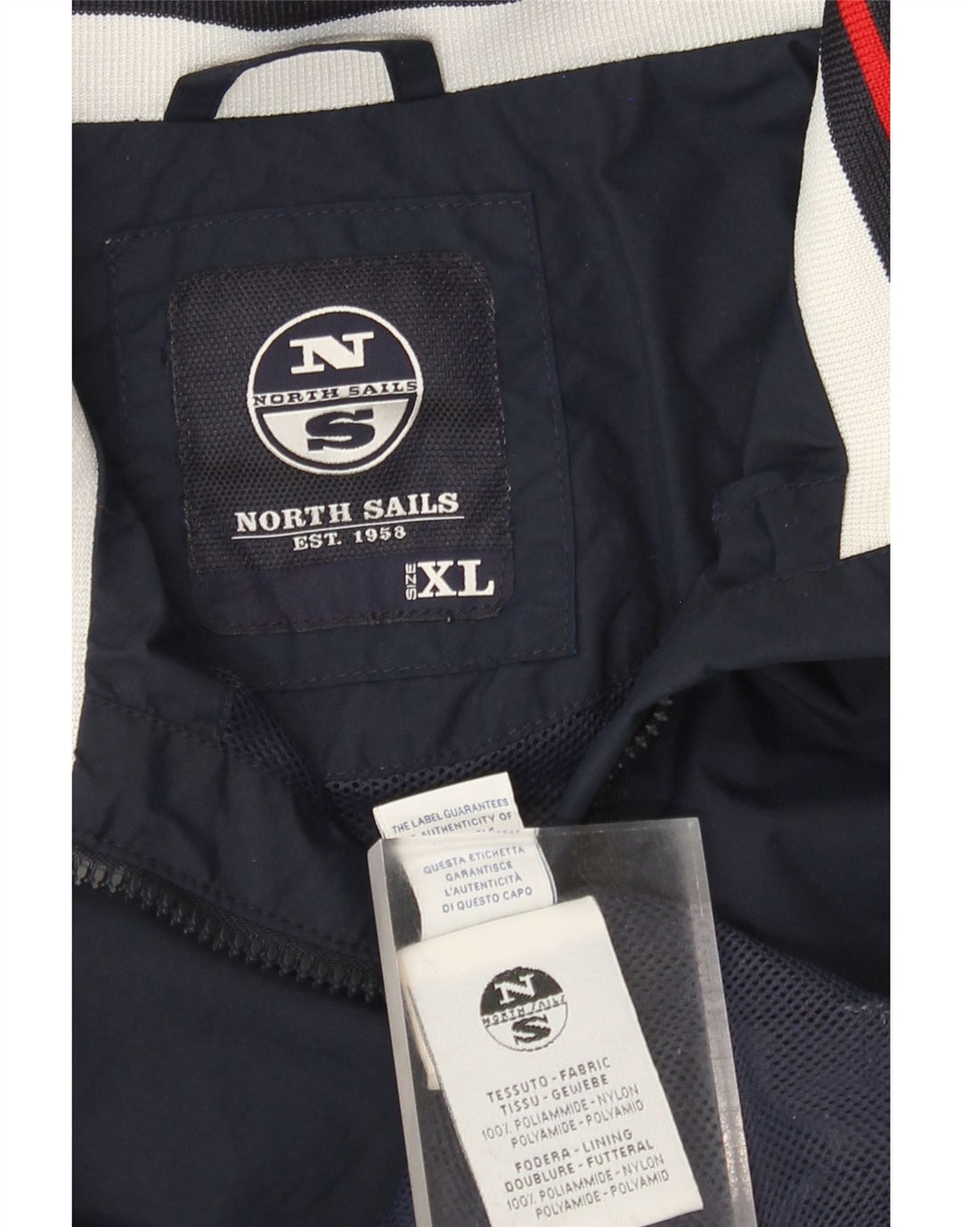Ανδρικό μπουφάν North Sails Bomber UK 42 XL Navy Blue Polyamide