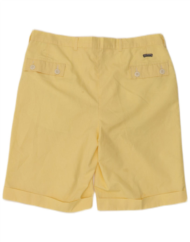 Ellesse Ανδρικό σορτς Chino με καρφίτσα W34 Μεγάλο Κίτρινο