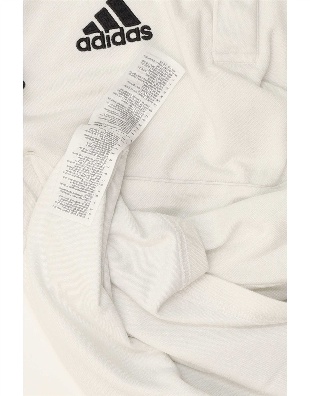 Adidas Ανδρικό πουκάμισο Aeroready Polo, μεσαίο λευκό βαμβακερό
