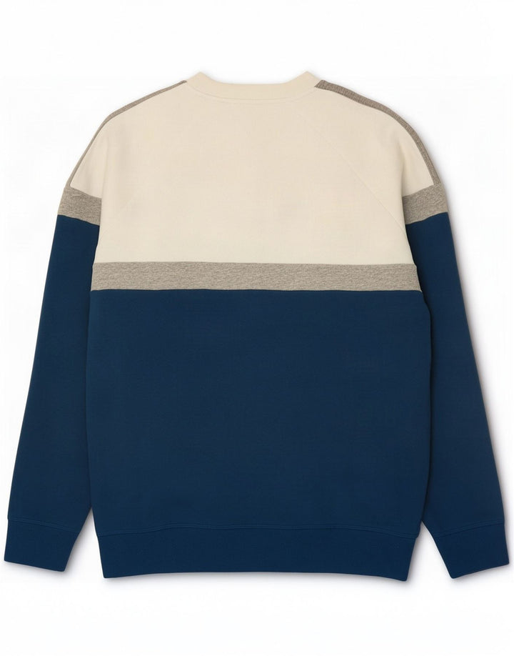 Ανδρικό φούτερ Adidas Jumper Μεσαίο μπλε χρώματος βαμβακερό