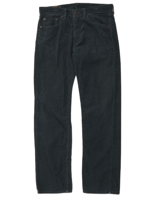 Levi's Mens 505 Straight Corduroy Παντελόνι W32 L32 Πράσινο βαμβακερό