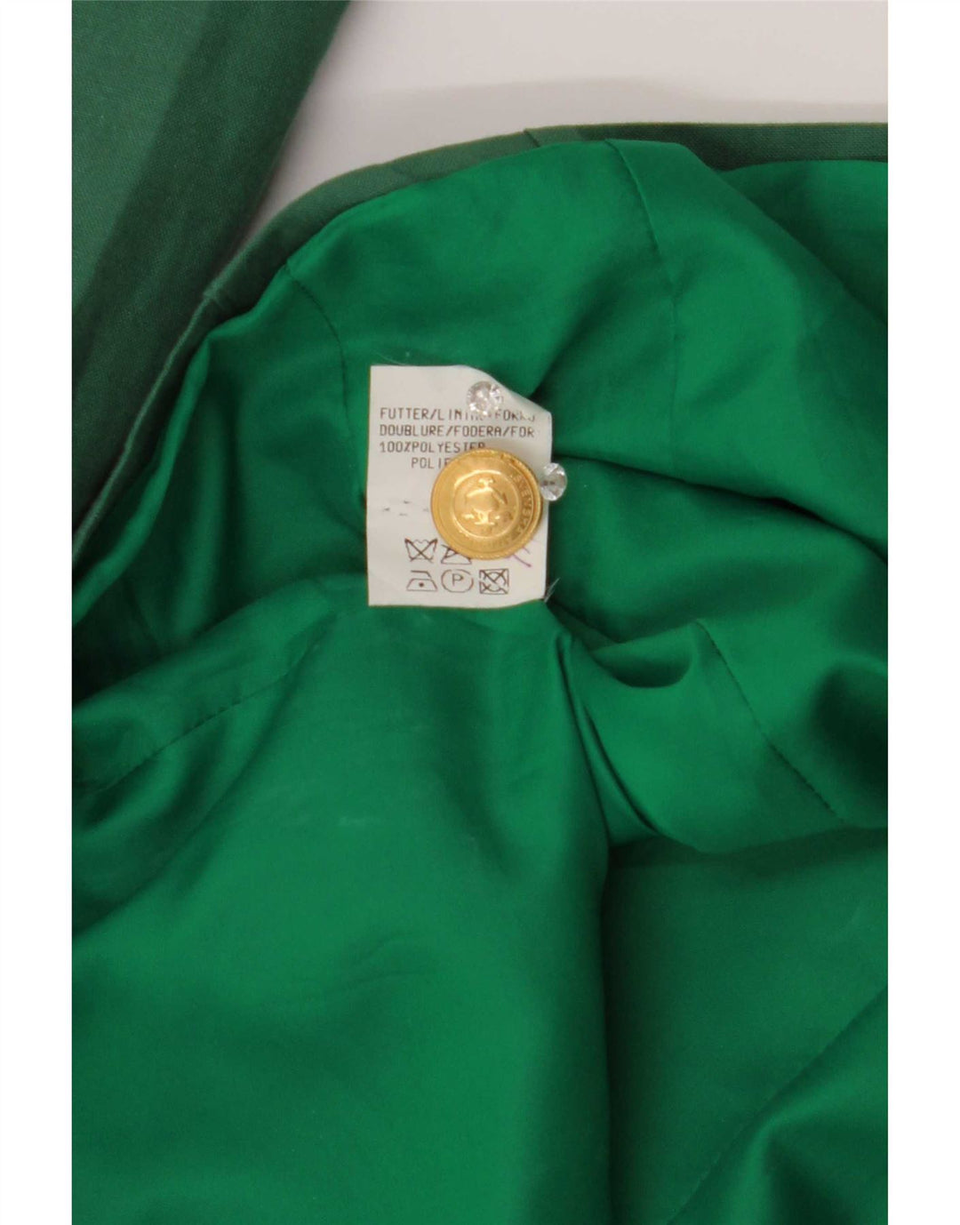 Levante Γυναικείο μπουφάν σακάκι με 4 κουμπιά EU 36 Small Green Polyester
