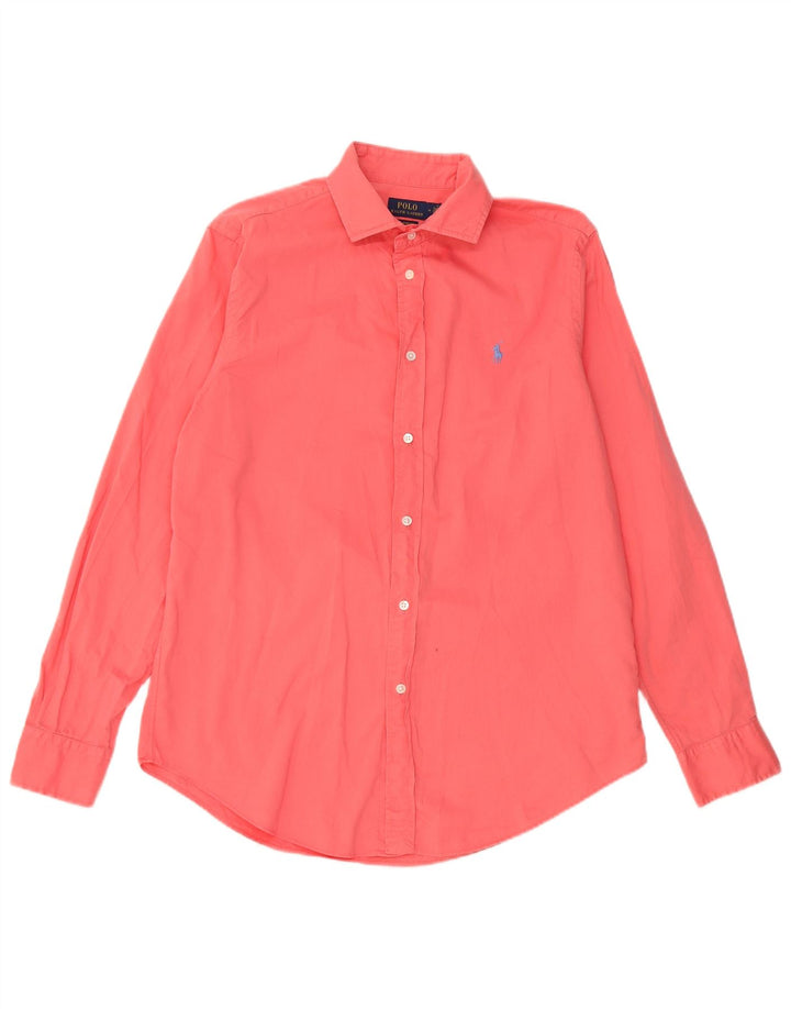 Πόλο Ralph Lauren Ανδρικό πουκάμισο Relaxed Fit Medium Pink