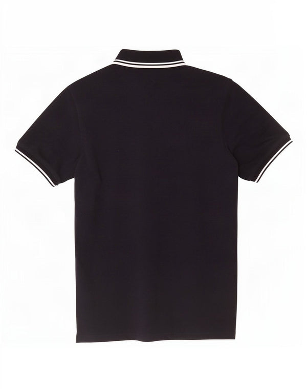 Fred Perry Ανδρικό πουκάμισο Polo Μικρό Βαμβακερό ριγέ μπλε ναυτικό