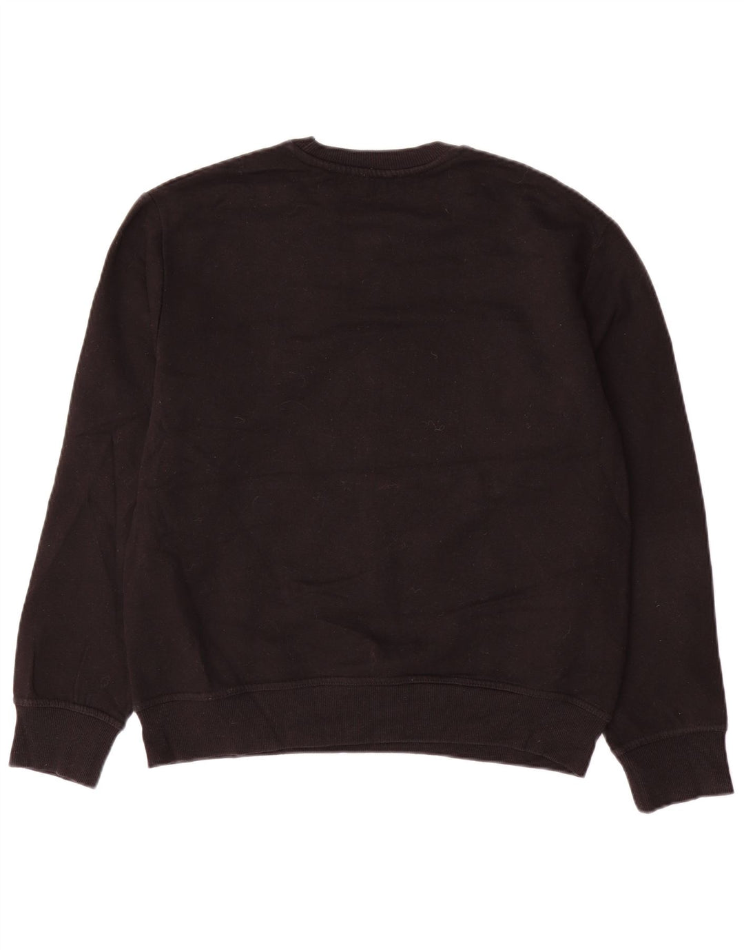 Zara Γυναικεία Φούτερ Jumper UK 14 Medium Black Cotton