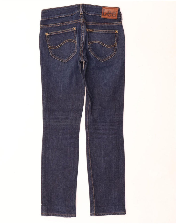 Lee Womens Amy Slim Jeans W27 L30 Navy Blue Cotton