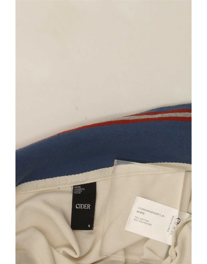 Γυναικεία φόρμα Cider UK 10 Small White Colourblock Βαμβακερή