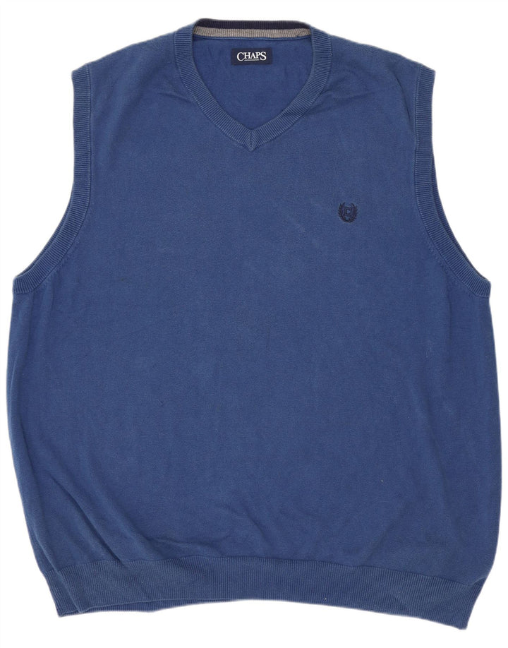 CHAPS Ανδρικό γιλέκο Tank Top XL Blue Cotton