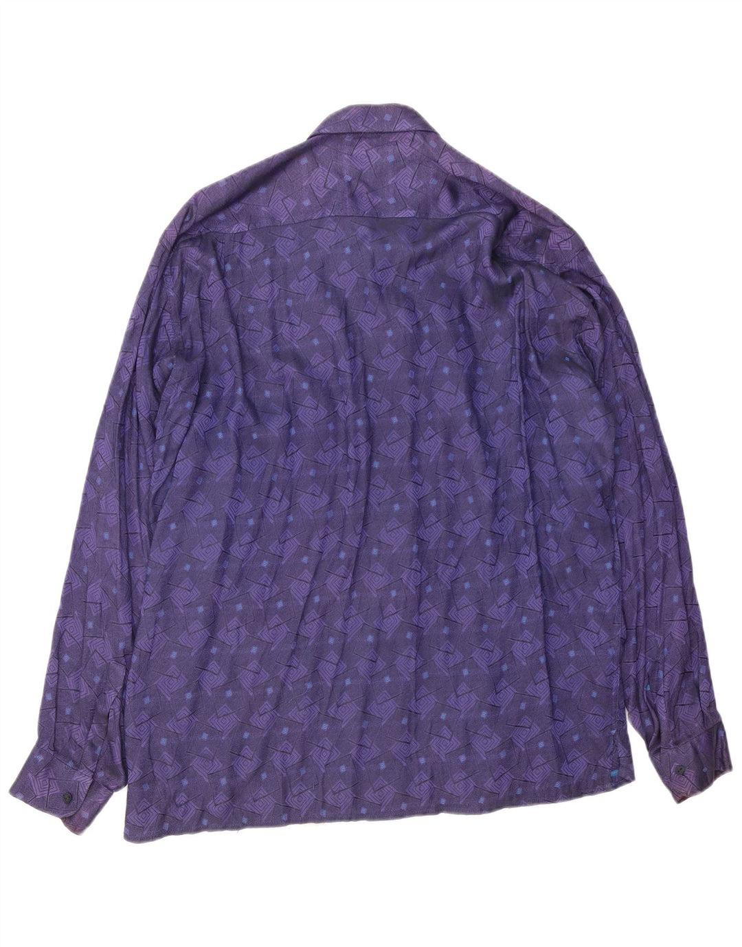 Ανδρικό πουκάμισο BOXER Μεγάλο Μωβ Γεωμετρική Βισκόζη