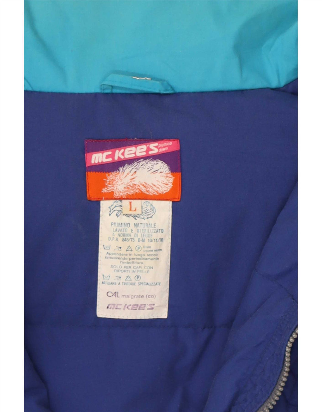 MC Kee's Mens Hooded Ski Jacket UK 40 Large πολύχρωμο Colourblock