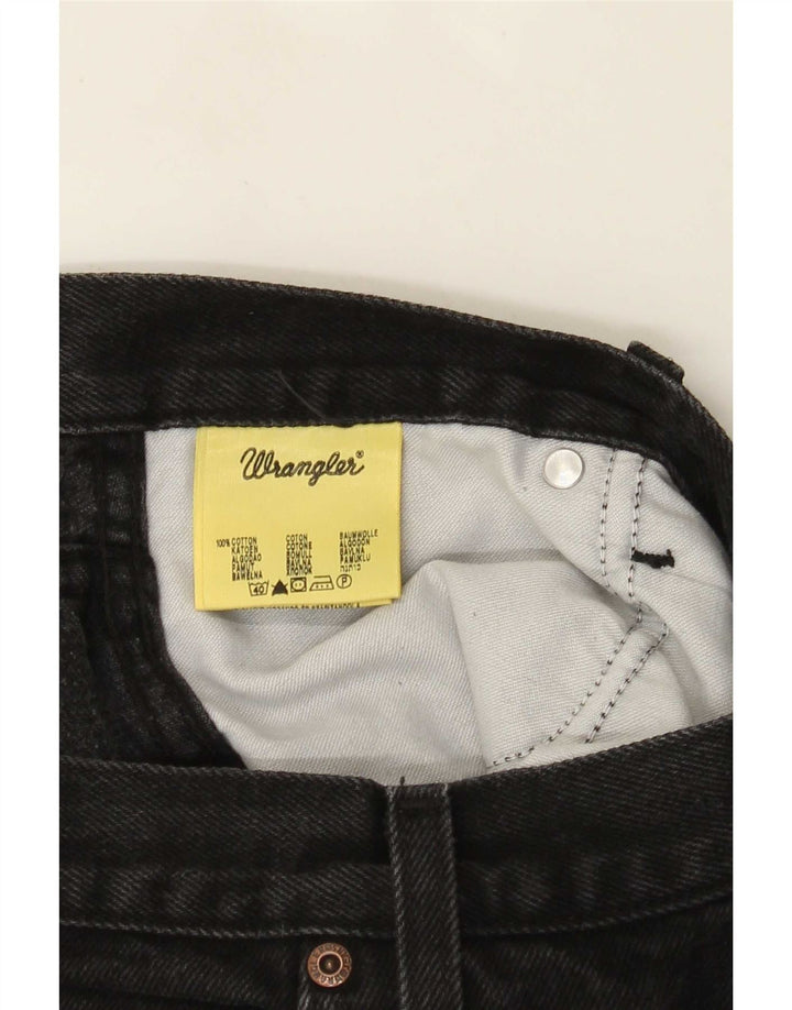 Ανδρικό τζιν Wrangler Bootcut W34 L27 Μαύρο βαμβακερό