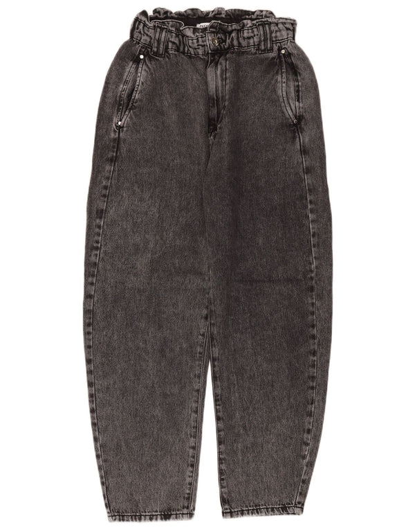 Zara γυναικείο ψηλόμεσο τζιν EU 38 Small W28 L28 μαύρο βαμβακερό
