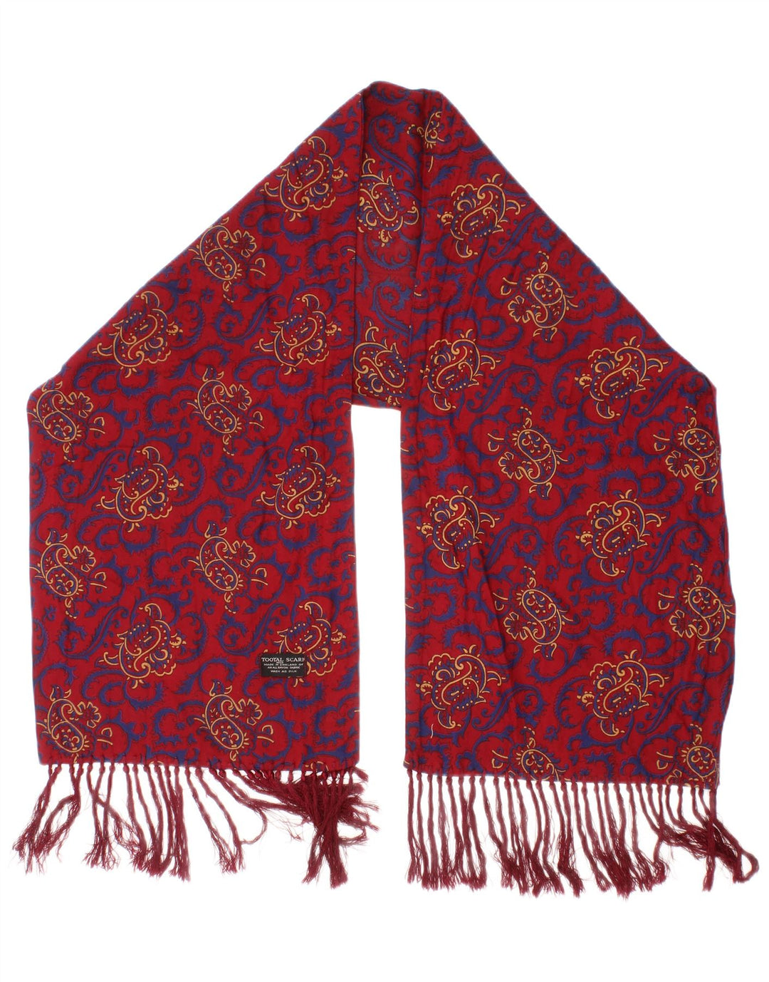 Ανδρικό κασκόλ Tootal One Size Red Paisley