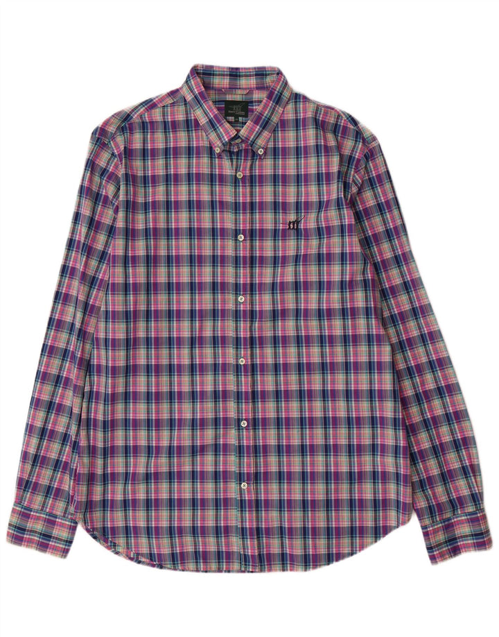 Ανδρικό πουκάμισο Henry Cottons Μέγεθος 43 XL Πολύχρωμο Check Cotton