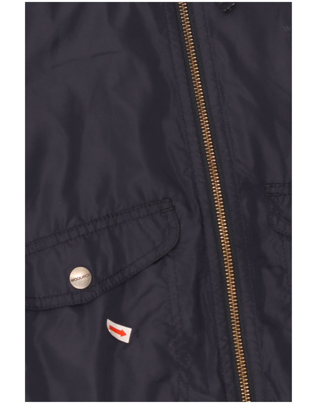 WOOLRICH Boys Bomber Jacket 5-6 Years Navy Blue Colourblock