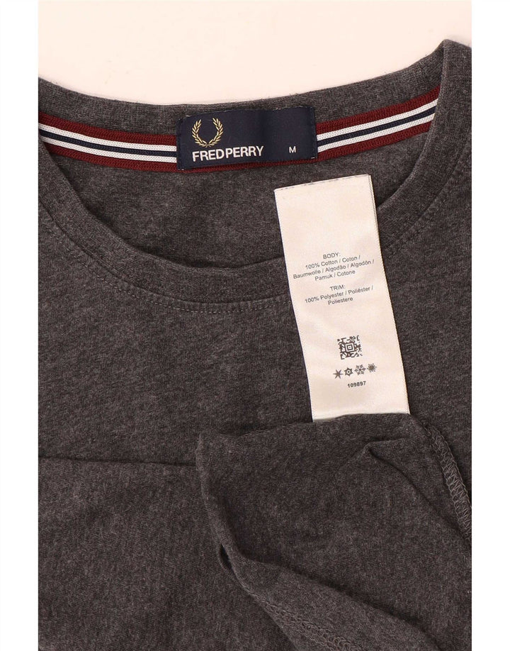 Ανδρικό T-Shirt Fred Perry Top Βαμβακερό με μεσαίο γκρι φλιτζάνι