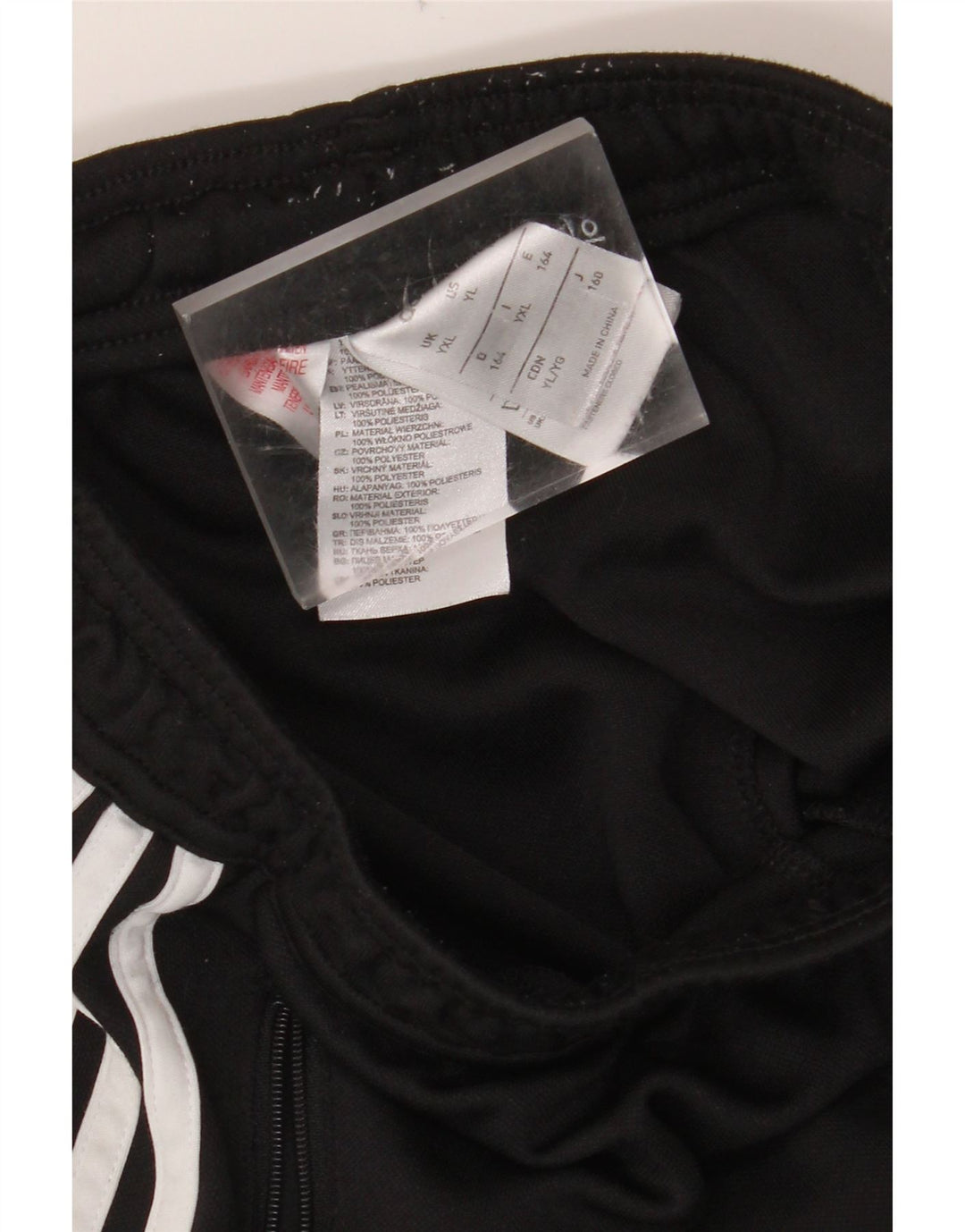 Παντελόνι αθλητικής φόρμας ADIDAS Boys Climacool 13-14 Years XL Black Colourblock