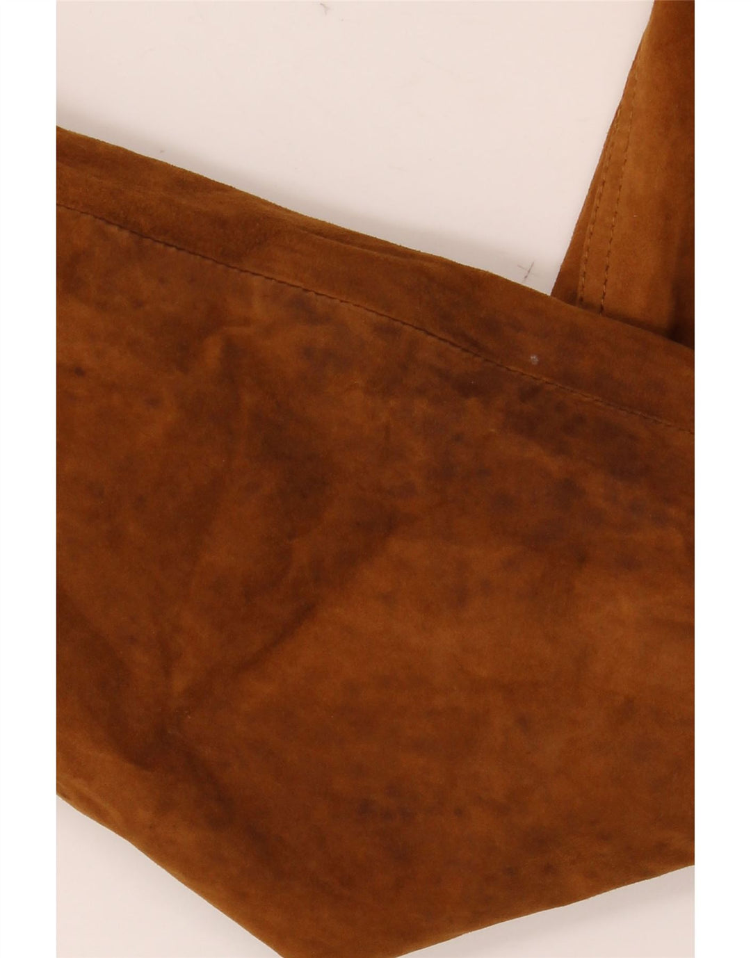 VINTAGE Ανδρικό Suede Bomber Jacket IT 58 4XL Καφέ Δερμάτινο