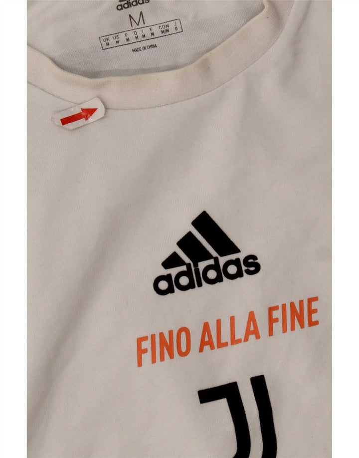 Adidas Ανδρικό Γραφικό Μπλουζάκι Juventus Μακρυμάνικο Μεσαίο Λευκό