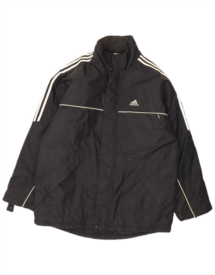 Ανδρικό τζάκετ Adidas Windbreaker UK 44/46 μεγάλο μαύρο πολυαμίδιο