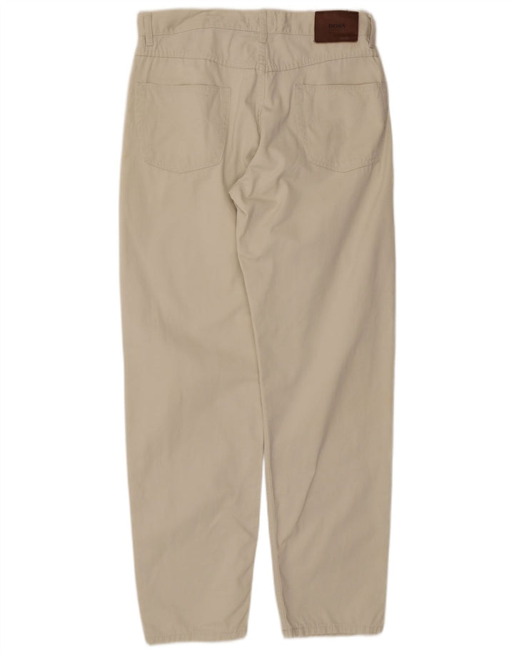 Ανδρικό τζιν HUGO BOSS Arkansas Tapered W34 L32 Λευκό βαμβακερό