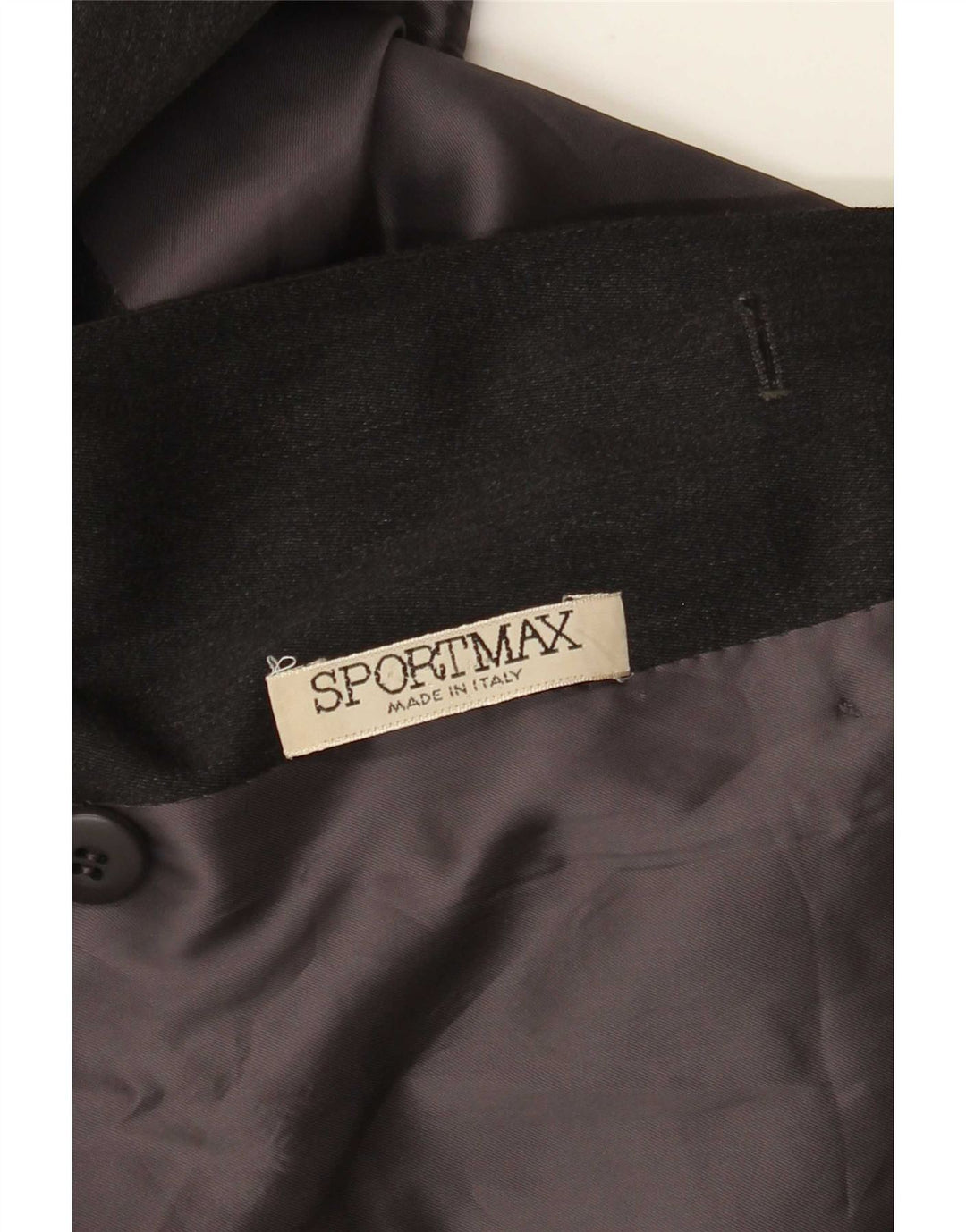 Sportmax Γυναικείο παλτό με διπλό στήθος UK 14 Medium Grey