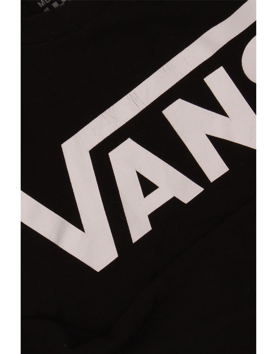 Vans Γυναικείο T-Shirt Top UK 14 Medium Black