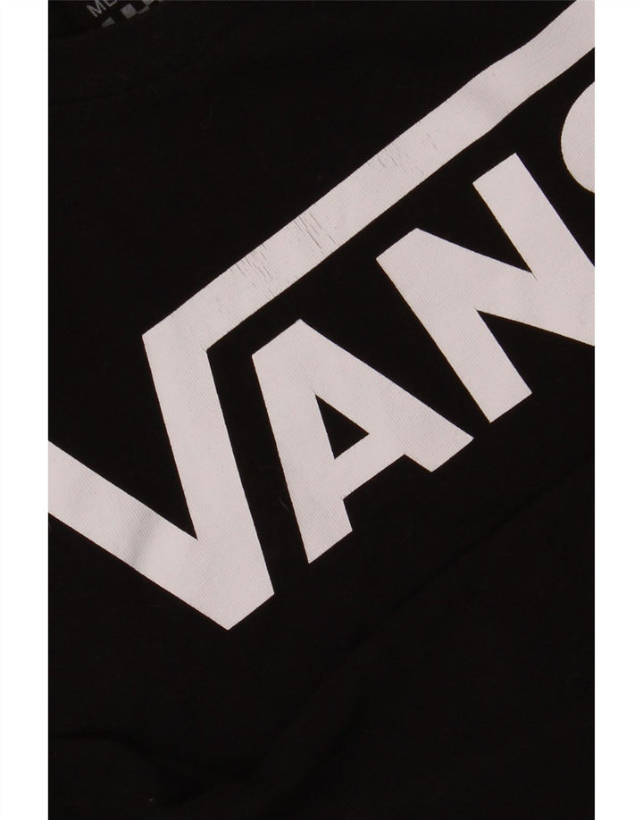 Vans Γυναικείο T-Shirt Top UK 14 Medium Black