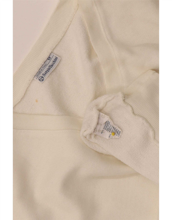 Ανδρικό αμάνικο φούτερ Sergio Tacchini, μεσαίο λευκό ακρυλικό