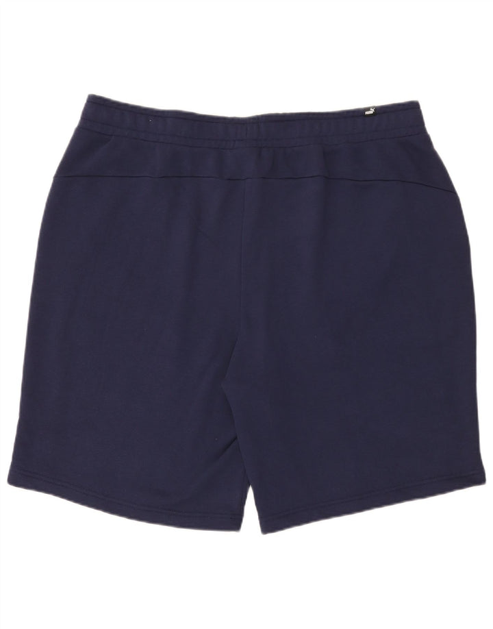 Ανδρικό αθλητικό σορτς Puma 2XL Navy Blue Βαμβακερό