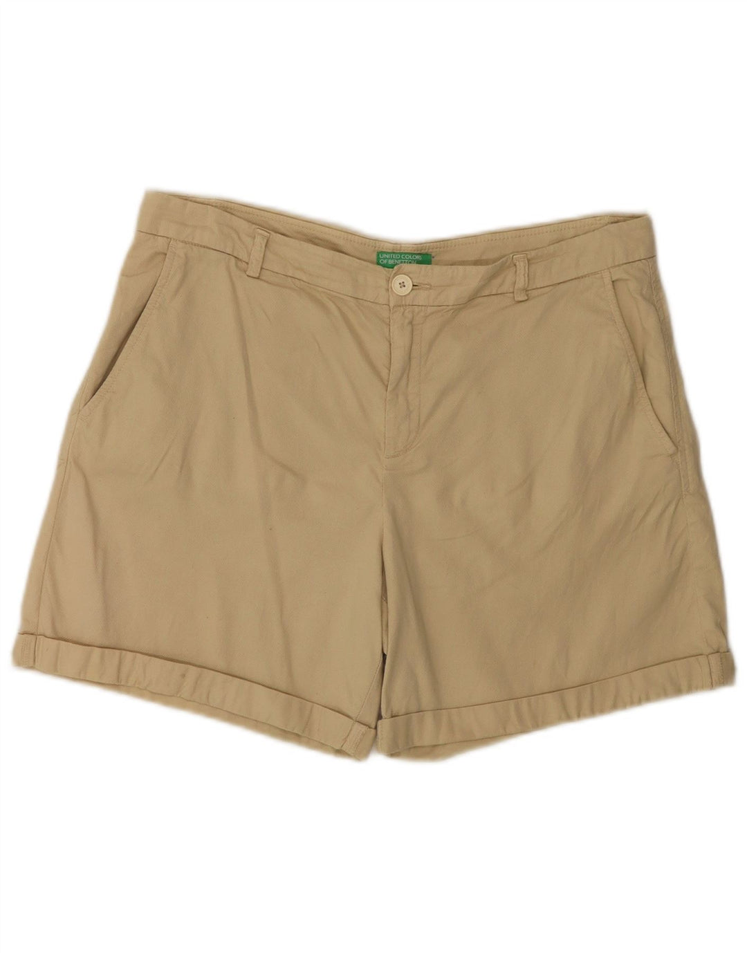 BENETTON Γυναικείο σορτς Chino W34 μεγάλο κίτρινο
