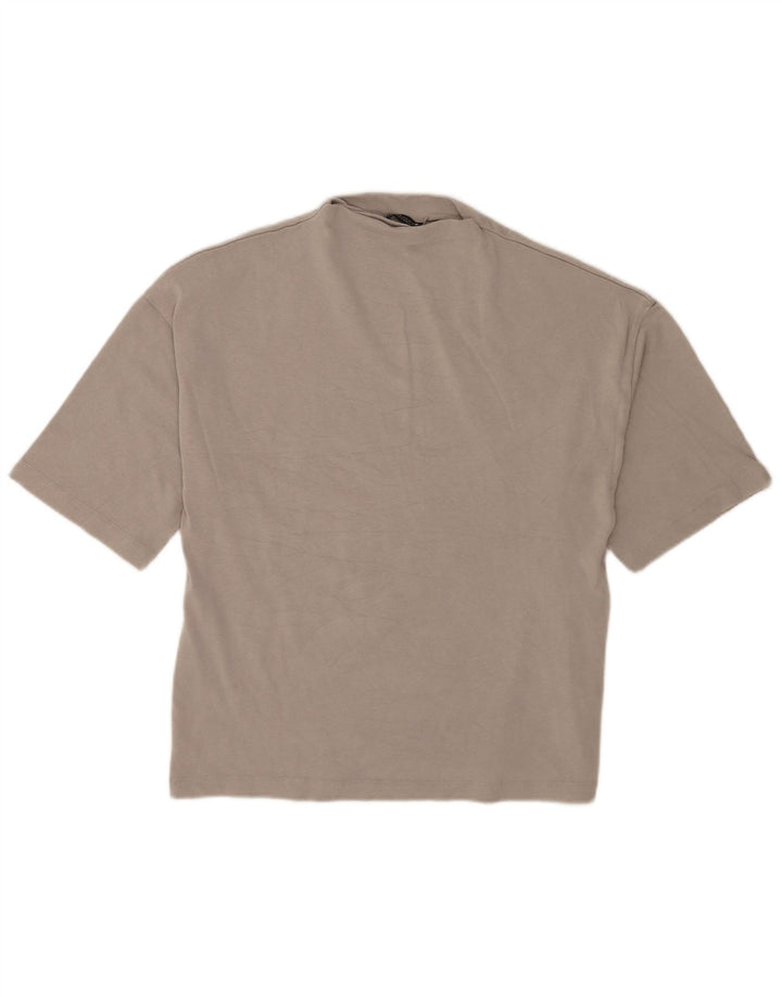 Zara Γυναικείο T-Shirt Top UK 10 Small Grey