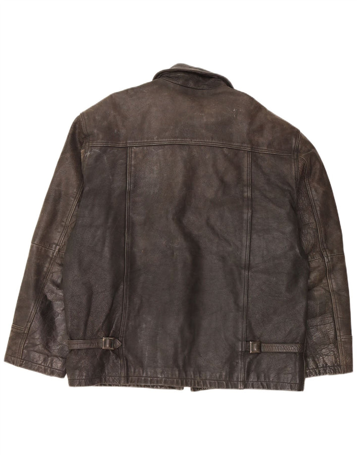 Tauri Ανδρικό Δερμάτινο Μπουφάν UK 42 XL Μαύρο Δερμάτινο